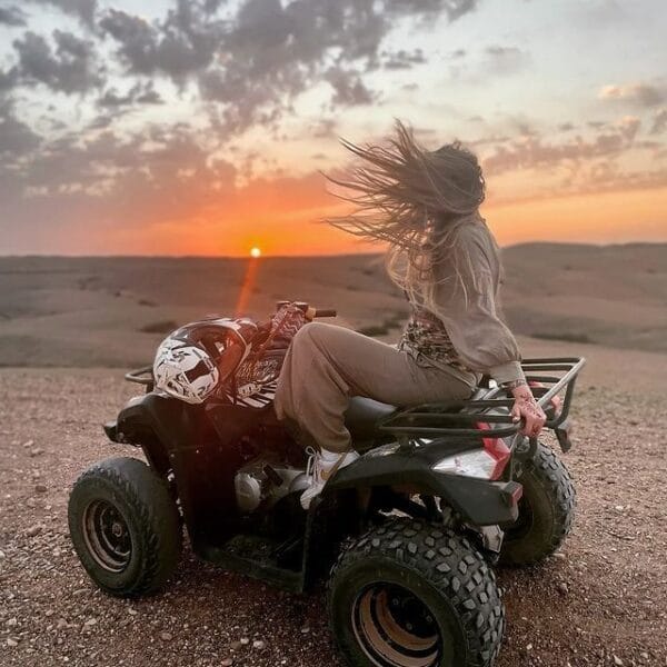 Sunset Magical in Desert Agafay