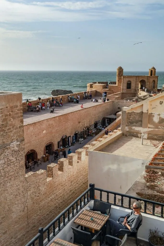 Essaouira 1 Essaouira ramparts above the Atlantic Ocean
