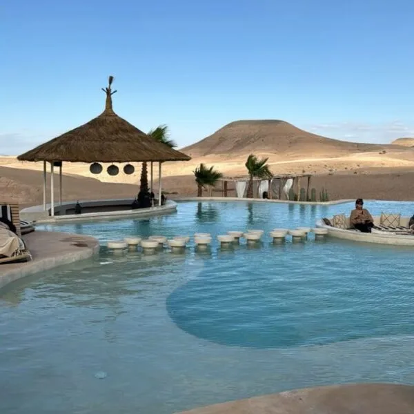 day pass swimming pool dinner Marrakech resort