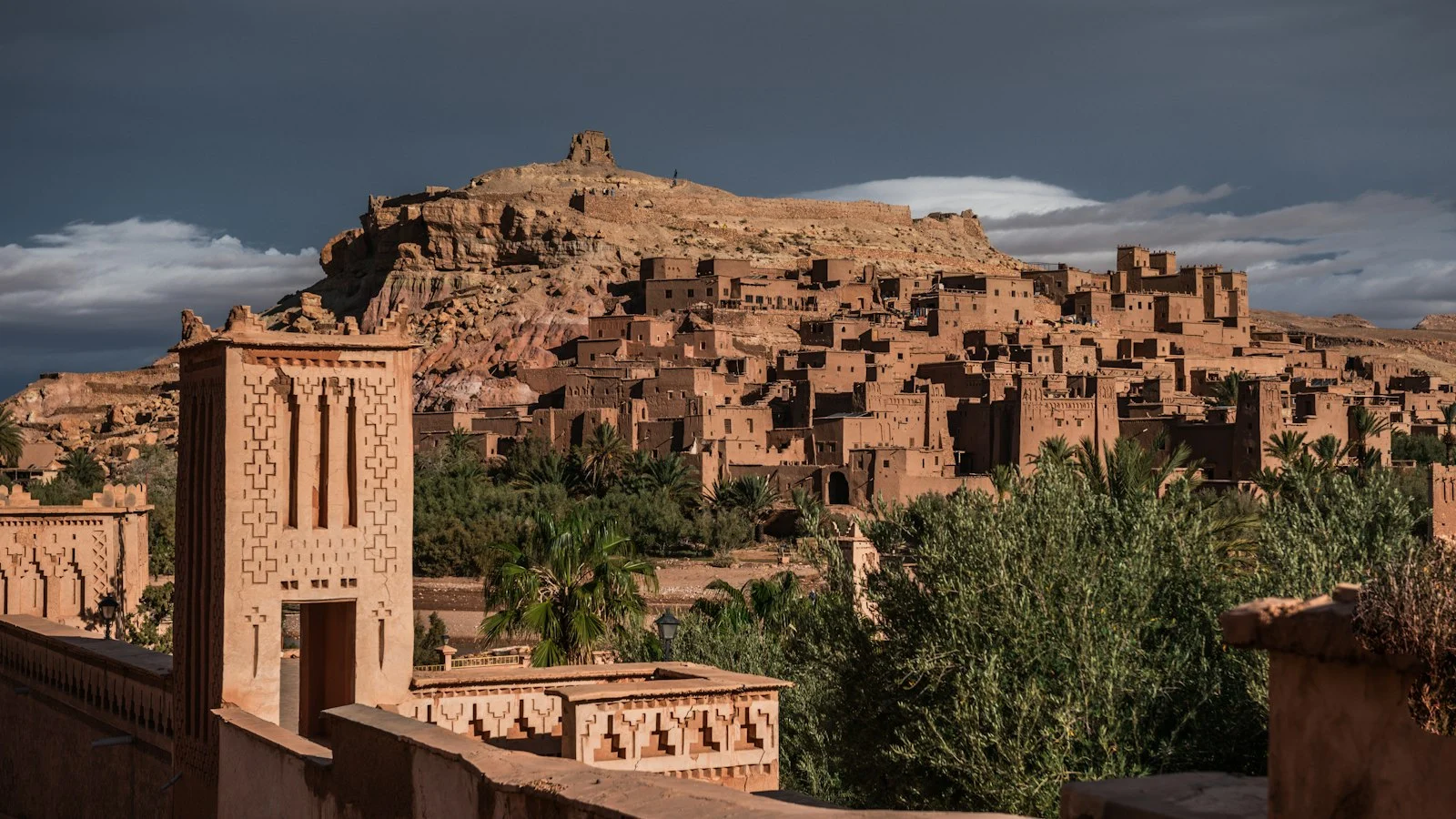 Earthen kasbah in Ouarzazate
